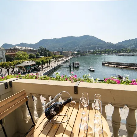 Appartamento esclusivo fronte lago, in centro a Como con garage-2